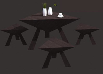 Leisure trio cafe