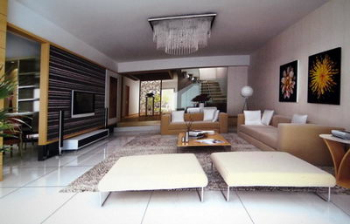 Fashion now vibrant living room 3D model