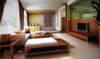 Chinese wooden furniture living room 3D model