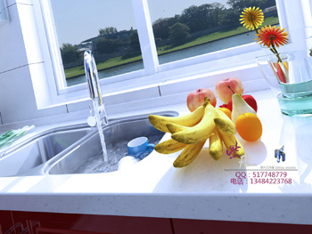 bright natural scenery kitchen model