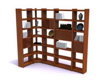 Solid wood hollow shelves