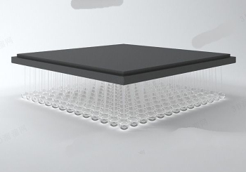 Square ceiling lamp