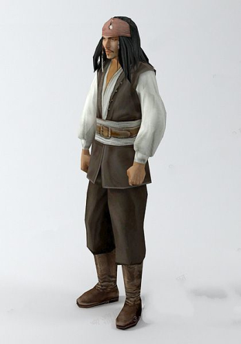 Captain Jack 3d model