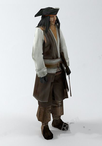 Captain Jack 3d model