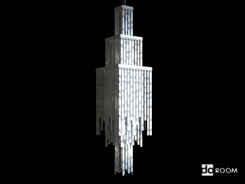 European crystal chandeliers 3D models