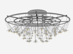 Chinese traditional crystal chandelier light bulb