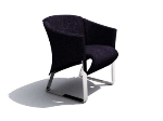 Stylish black Personal Seat
