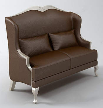 Modern brown sofa chair model
