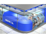 Glass display cabinet model