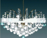 Large crystal chandelier love