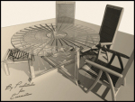 Retro casual furniture models