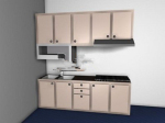 Kitchen cabinets 3d model