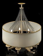 Romantic candle chandelier 3d model
