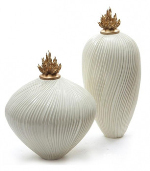 Oblique carved vase 3d model