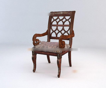 Retro-style chair 3d model