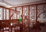 Retro-style restaurant 3d model