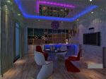 Exotic restaurant 3d model
