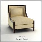 Single white sofa 3d model