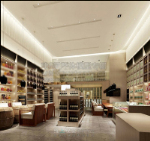Commercial shop 3d model