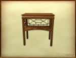 Retro wooden table 3d model