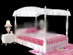 Little princess bed 3d model