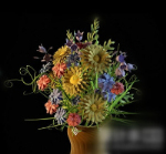 Bonsai bright colorful 3d model