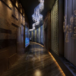 The lounge bar corridor 3d model