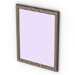 rectangle pattern borders mirror model modern furniture models