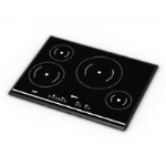 high-end 3D model gas stove