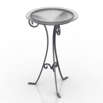 European pattern chair model