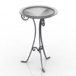 European pattern chair model