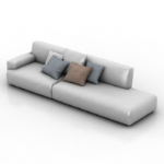 white couch model
