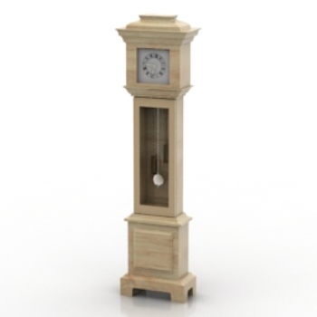 Retro wooden clock models