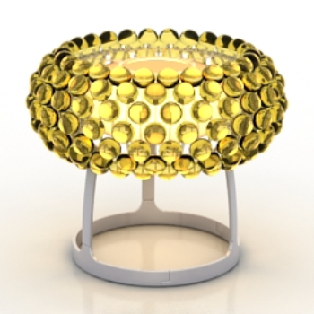 Gold small table lamp model