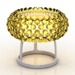 Gold small table lamp model