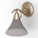 retro metal wall lamp 3D models