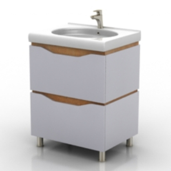 white sink model
