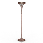 Gold roadside lamp model