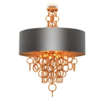 Metal circle pendant model