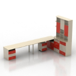colorful cabinet model