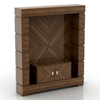  brown retro cabinet model