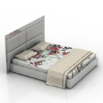 white vintage bed model