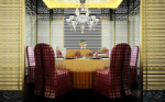 3d model of retro charm restaurant