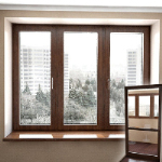 3d model of modern windows