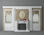 White background model of high-grade TV