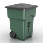 Standard trash 3d model