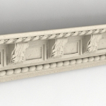 White cornice model