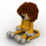 Lion doll model