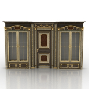 European luxury door decoration model