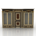 European luxury door decoration model